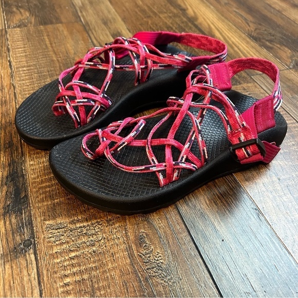 Chaco Shoes - Chaco Womens Sandals Arch Support Z Cloud ZX3 Sz 8 Strappy Shoes Pink NWOT